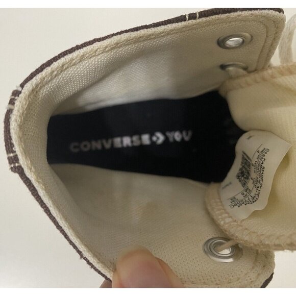 Converse Platform Chuck Taylor All Star High Lift Hearts Womens 6 Brown - Picture 5 of 13